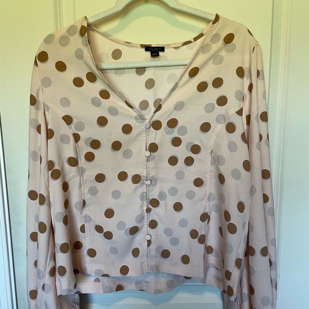 Ann Taylor Factory Pink blouse